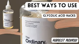 How to Use Glycolic Acid 7 Toning Solution  The Ordinary  Honest Review [upl. by Aglo]