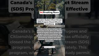 IRCC Suspends SDS Program for Student Visas  Important Update for Students  CIKH [upl. by Eetnahs]