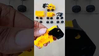 Assembling toys Dump Truck lifter  leveller jcb automobile toycar toys jcb cars [upl. by Ardekal581]