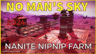 No Mans Sky  Nanite NipNip Farm  Eissentam Center [upl. by Letsyrc]