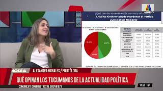 Qué opinan los tucumanos de la actualidad política con especialista Alexandra Morales [upl. by Ikaz175]