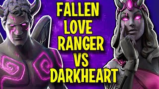 FALLEN LOVE RANGER VS DARKHEART  WHO DOES IT BETTER  FORTNITE [upl. by Thorpe]