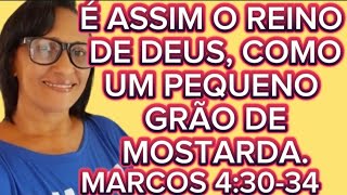 🙏A PARÁBOLA DO GRÃO DE MOSTARDA🙏 devocional [upl. by Beffrey]