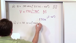 Lesson 10  Practice With Phasors AC Circuit Analysis [upl. by Eaton298]