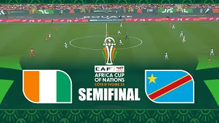 Ivory Coast vs Congo DR 10  CAF AFCON 2023 Semi Final Full Match [upl. by Loats30]