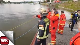 Große Einsatzübung im Bereich um die Schiersteiner Brücke abgeschlossen [upl. by Chilt443]