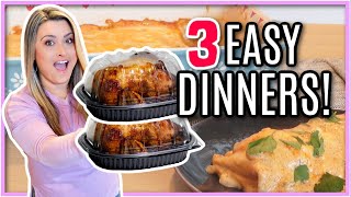 3 AMAZING Recipes Using Rotisserie Chicken  QUICK STRESSFREE and AFFORDABLE Meals [upl. by Eiggem]