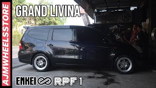 MODIFIKASI GRAND LIVINA VELG ENKEI RPF 1  AJMWHEELSSTORE [upl. by Jeffrey231]