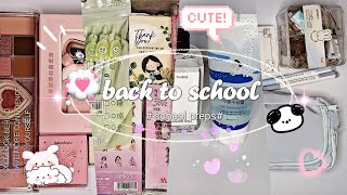 BACK TO SCHOOL prep 2024 🎧🐰  whats in my backpack Pinterest school girl vision board  tips [upl. by Drewett]