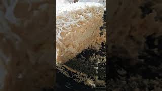 Yema cheesy cake yummy cake yema cheese satisfying video shorts [upl. by Ecyned]