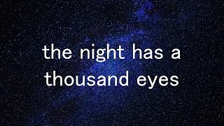 The night has a thousand eyes  Poem by Francis William Bourdillon [upl. by Whatley61]