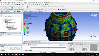 Tutorial Explicit Dynamics in Ansys 18  Explosion grenade Part 1 [upl. by Rawley]