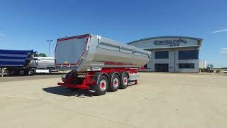 Fruehauf Aggregate HALFPIPE Tipping Trailer [upl. by Chrisse]