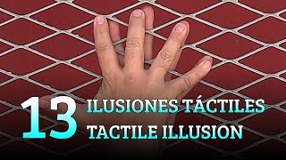 13 ilusiones táctiles 13 Tactile illusions Trucos de cienciamagia [upl. by Dwaine]