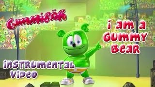 The Gummy Bear Song Instrumental With Lyrics  Gummibär The Gummy Bear [upl. by Giliana658]