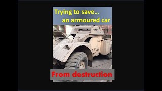 Panhard AML20 saving from crusher [upl. by Ingraham]