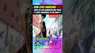 How Zoro Awakened Haki First in the Alabasta Arc OnePiece onepieceedit [upl. by Ahsaeym596]