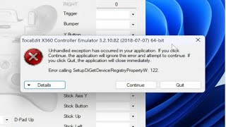 HOW I FIXED X360CE UNHANDLED EXCEPTION HAS OCCURRED IN YOUR APPLICATION [upl. by Thetis]