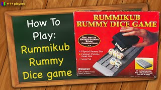 How to play Rummikub Rummy Dice Game [upl. by Eupheemia7]