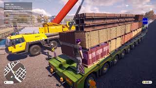 Construction Simulator On livre et on pose les poutres 13 [upl. by Hube491]