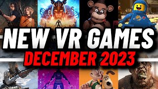 Another Month PACKED With NEW VR GAMES  NEW Quest 2 PCVR amp PSVR2 games DECEMBER 2023 [upl. by Roscoe]