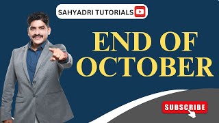 END OF OCTOBER  Sahyadri Tutorials  Mahesh Sir [upl. by Oirad656]