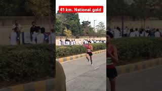 41km national gold medal  viral video  athletics  workout plan  Olympic  army  trending [upl. by Magnien]