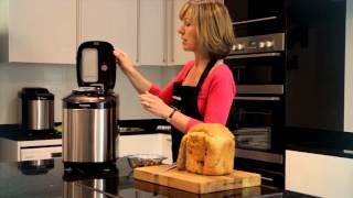 Baking flavoured loaves using the raisin nut dispenser in the Panasonic breadmaker [upl. by Rupert]