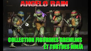 Angelo Rain  Collection figurines Gremlins amp Tortues Ninja [upl. by Yraillih]