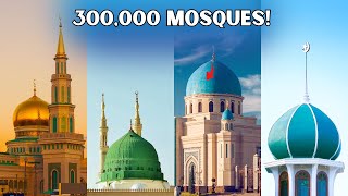 Countries with the Highest Number of Mosques in 2024 [upl. by Ancell535]