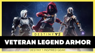 Get the VETERAN LEGEND ARMOR set QUICK  Destiny 2 10 Year Anniversary Armor Set [upl. by Akienaj520]