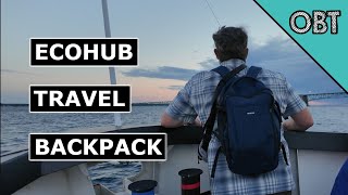 Ecohub Budget Personal Item Travel Backpack Review [upl. by Naleag]