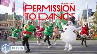 KPOP IN PUBLIC BTS Permission to Dance Dance Cover AO CREW  Australia ONE SHOT vers [upl. by Yesor]