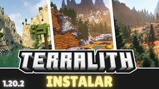 🌲🌋 como DESCARGAR e INSTALAR TERRALITH 20  Minecraft 121 MODS DATAPACK [upl. by Old654]