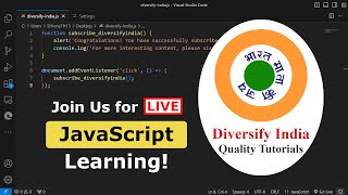 Live JavaScript Tutorials for Beginners in Marathi live javascript [upl. by Atilahs]