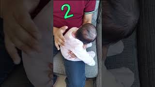 Burp A Newborn Baby in 15 Sec baby shorts trending cutebaby [upl. by Hepsiba]