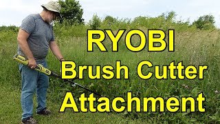 WORTH IT The RYOBI Brush Cutter Expand it attachment  unboxing and review  RM00135 [upl. by Nelyk]