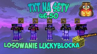 NAJLEPSZY TXT NA NOWE SETY 50 BOXPVP MINESTARPL  LOSOWANIE LUCKYBLOCKA [upl. by Atinor]