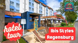 IBIS STYLES REGENSBURG 🇩🇪 Hotel ⭐⭐⭐  stylish budget hotel tour  October 2024  4K [upl. by Disharoon543]