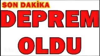 DEPREM OLDU ÇOK KÖTÜ SALLANDIK SON DAKİKA HABERİ [upl. by Bozovich]