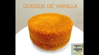 bizcocho queque o Torta de Vainilla Base de Reposteria [upl. by Enileve]