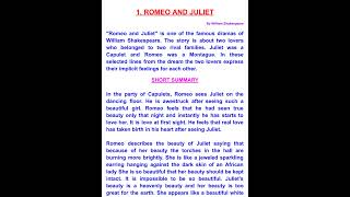 PUC 2nd Year  English  Romeo and Juliet trending viralshorts [upl. by Estas]