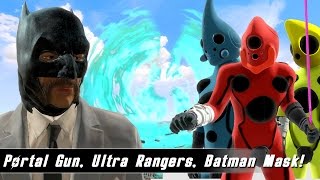 Fallout 4 Mods Week 20  Portal Gun Ultra Rangers and Batman Mask [upl. by Samal]