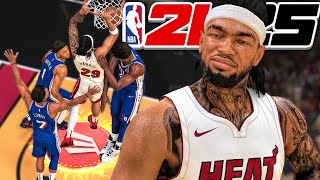 NBA 2K25 MyCAREER  5 ANKLE BREAKERS IN ONE PLAY  Paul George Sixers Debut [upl. by Zachar]