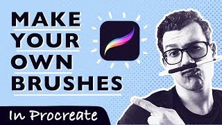 How To Make Custom Brushes in Procreate  VisualTimmy [upl. by Nawuj377]