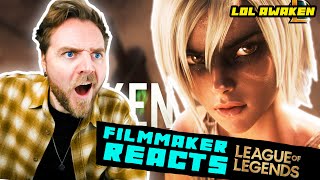 FILMMAKER REACTS TO LEAGUE OF LEGENDS AWAKEN  DEEP DIVE BREAKDOWN  HOLY SMOKES [upl. by Otipaga152]