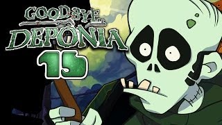 GOODBYE DEPONIA HD 015  Unzählige Leben nach dem Tode ★ Lets Play Goodbye Deponia [upl. by Enitsugua316]