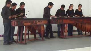 Guatemala  Marimba del conservatorio nacional de musica German Alcantara [upl. by Ahseki]