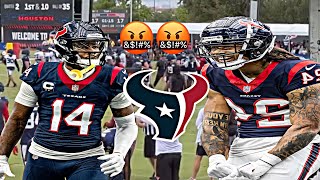 Texans FIGHT Training Camp DAY 1 HIGHLIGHTS Derek Stingley amp Dalton Schultz gets into SCUFFLE 🤬 [upl. by Shannon758]