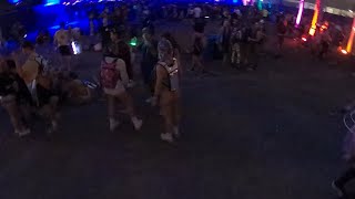 Huge Rave EDC Orlando🌼2023 Girls on Stilts Part 2 Theyre Taking quotThe High Roadquot 360v [upl. by Llenahs5]